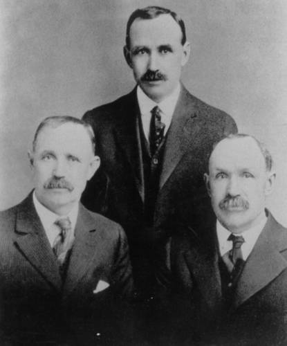 With the appeal of rich, fertile soil and warmer winters in Washington, the first generation of brothers - Samuel, William, and Thomas (left to right) - moved their families to the Yakima Valley in the fall of 1901. They settled in Naches and began farming hay and row crops for their dairy cows.