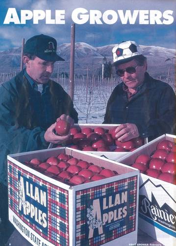 During the 1990’s, Allan Brothers grew in size, capacity, and infrastructure. The company developed and executed strategic plans, expanded orchard acreage into the Columbia Valley, upgraded the cherry packing line (1999), and solidified relationships with its primary sales desk, Rainier Fruit.